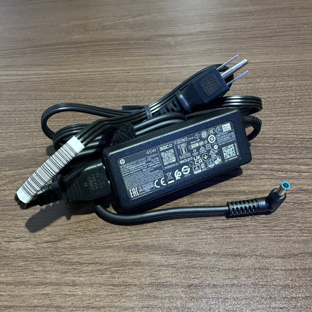45W HP Blue Pin Charger - USA Plug