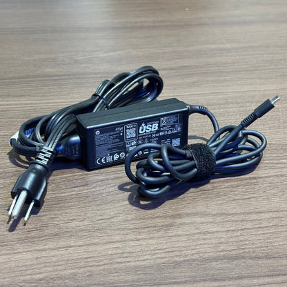 45W HP USB Type - C Charger - USA Plug