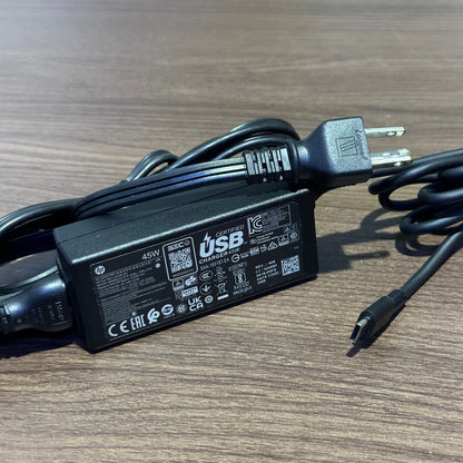 45W HP USB Type - C Charger - USA Plug
