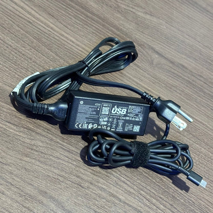 45W HP USB Type - C Charger - USA Plug