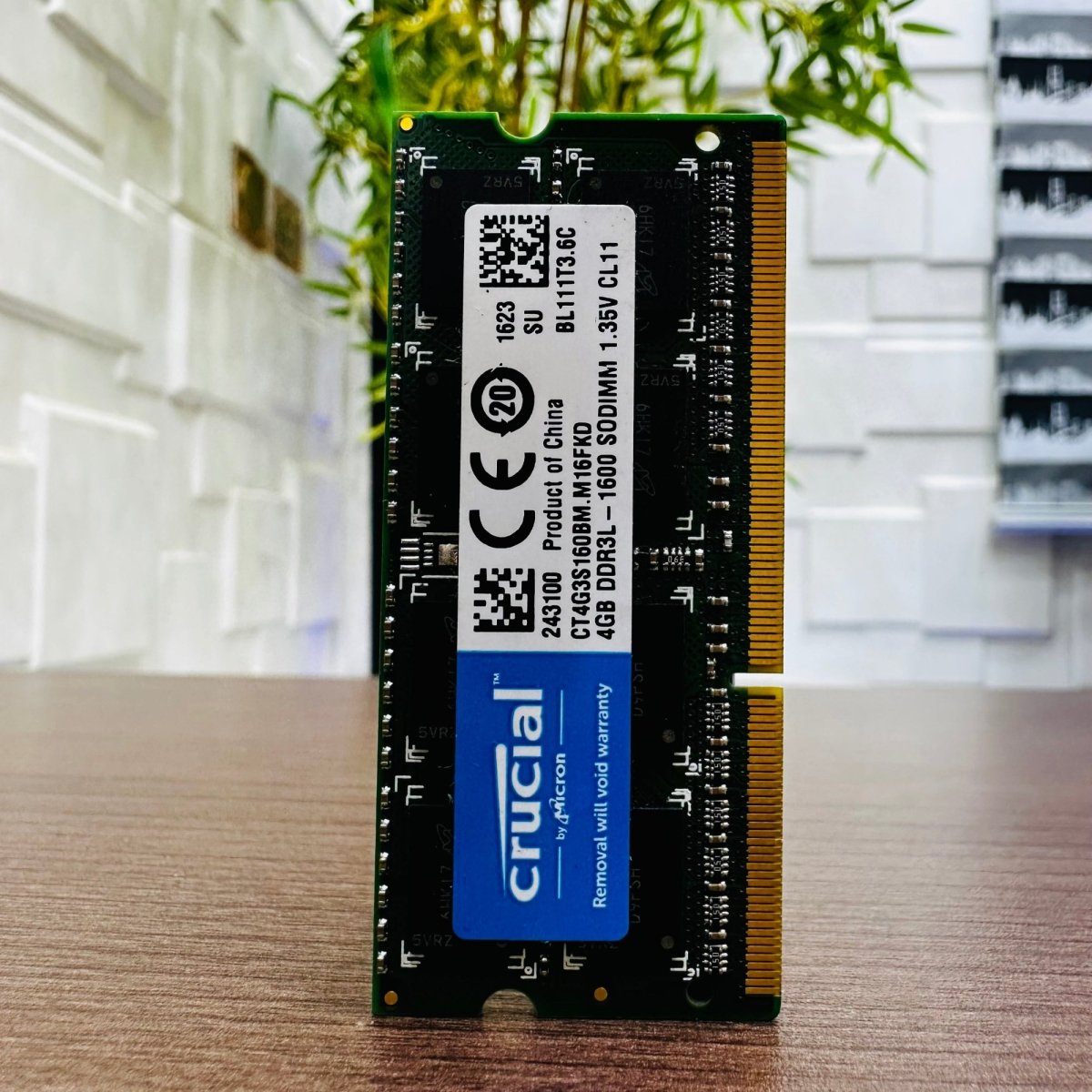 4GB DDR3L - 1600 SODIMM - Laptop RAM - Crucial