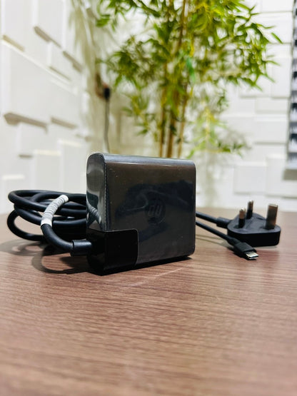 65W HP USB Type - C Charger - UK Plug
