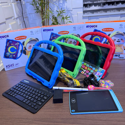 Dual Sim Atouch KS45 Kids Educational Tablet - 32GB ROM - 2GB RAM