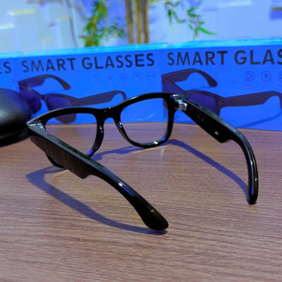 Smart AI Glasses M02 | AI Assistant | HD Camera | Real-Time Translation | Charging Case