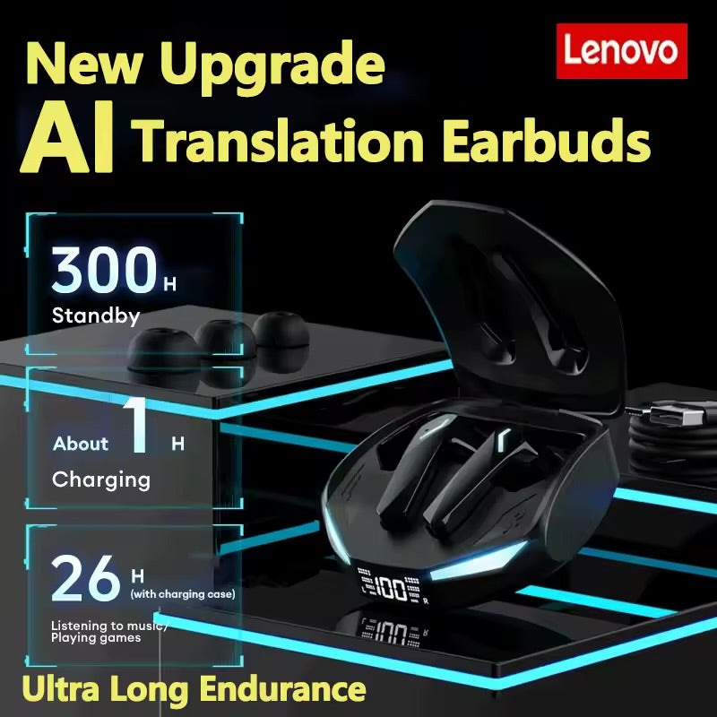 Lenovo ThinkPlus XT53 AI Translation Gaming True Wireless Earbuds