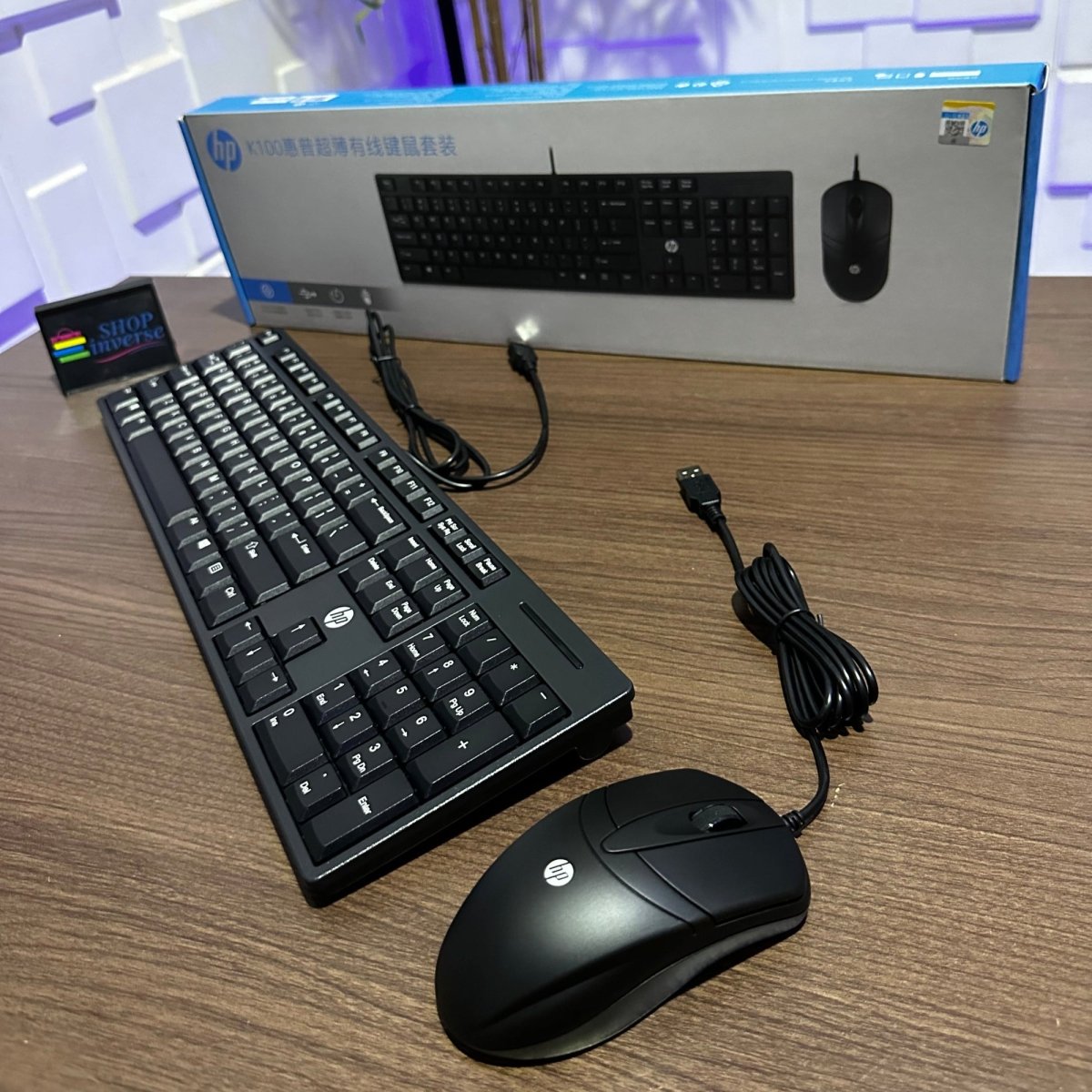 HP K100 Wired keyboard and Mouse