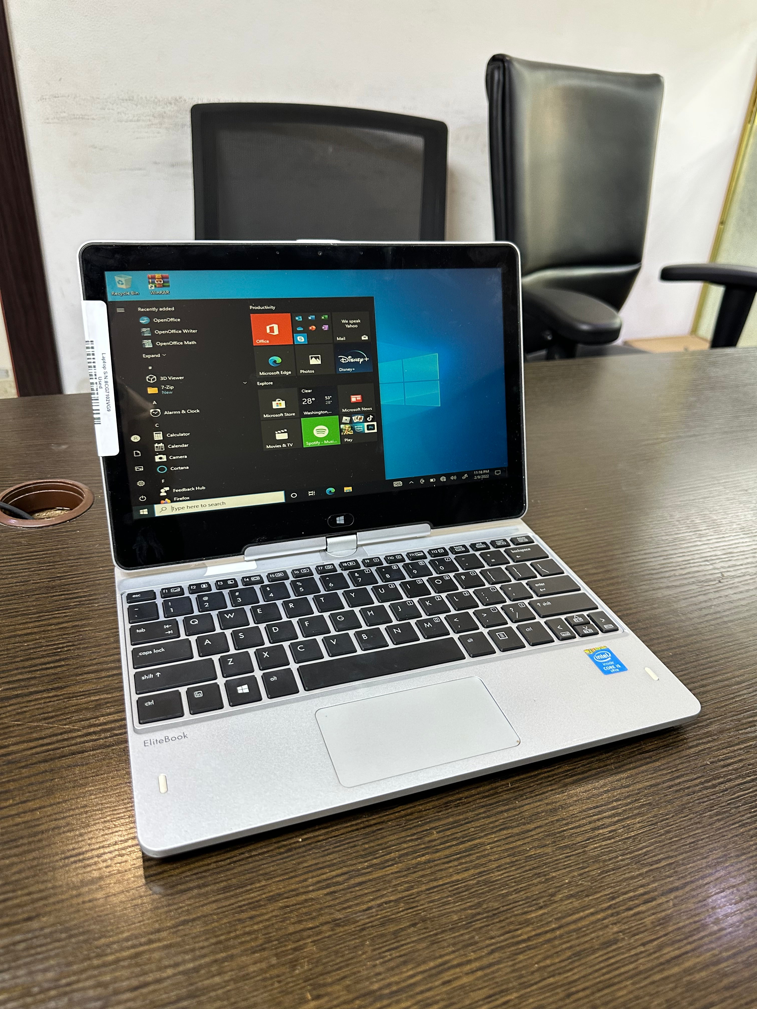 HP Revolve 810 G3 - Intel Core i5 - 256GB SSD - 8GB RAM - Keyboard Light - Touchscreen - (Minor body dent)