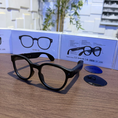 AIMB-S1 AI Smart Glasses | HD Camera | AI Assistant | Real-Time Translation | Music & Calls