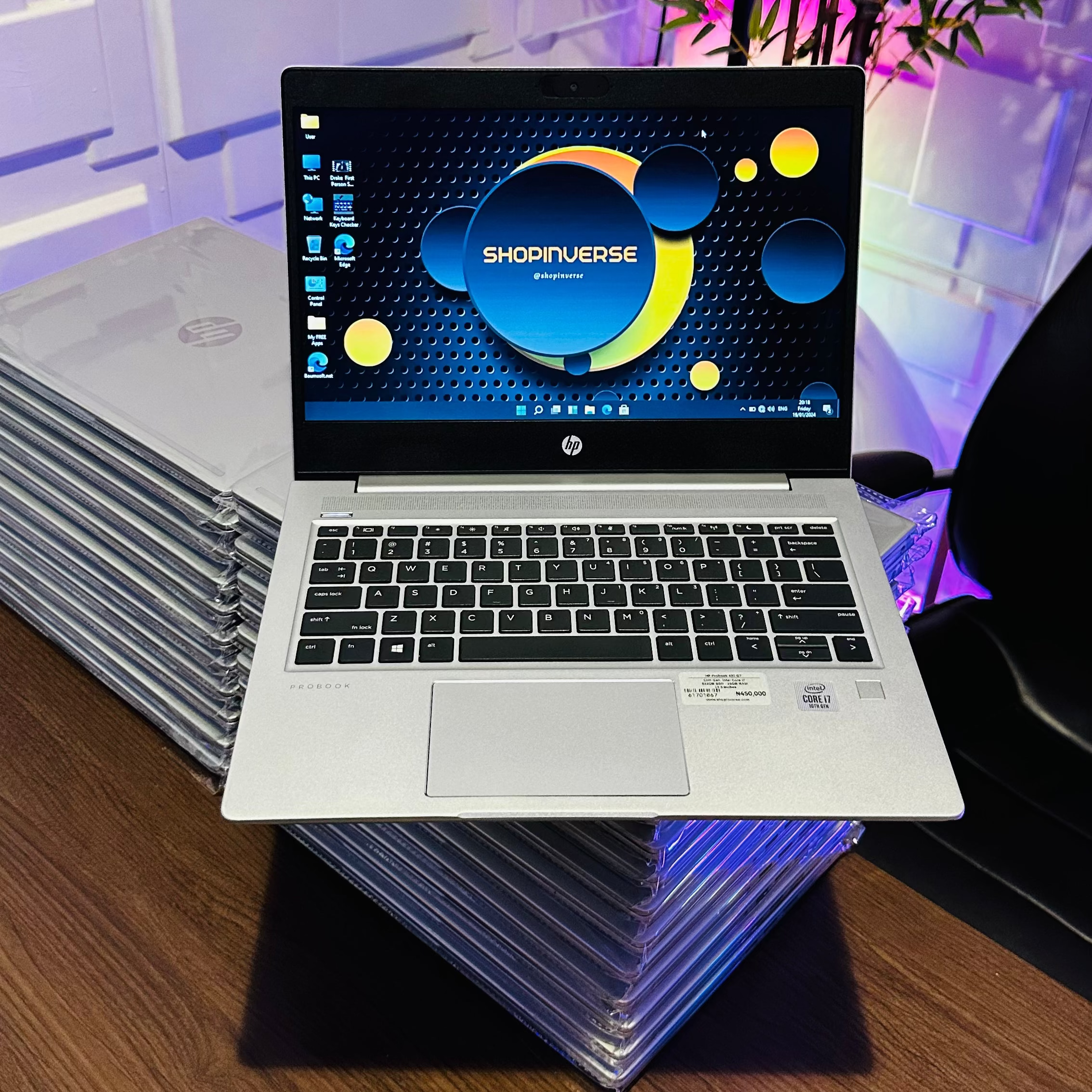 HP ProBook 430 G7 - 10th Gen. Intel Core i5 - 256GB SSD - 8GB RAM