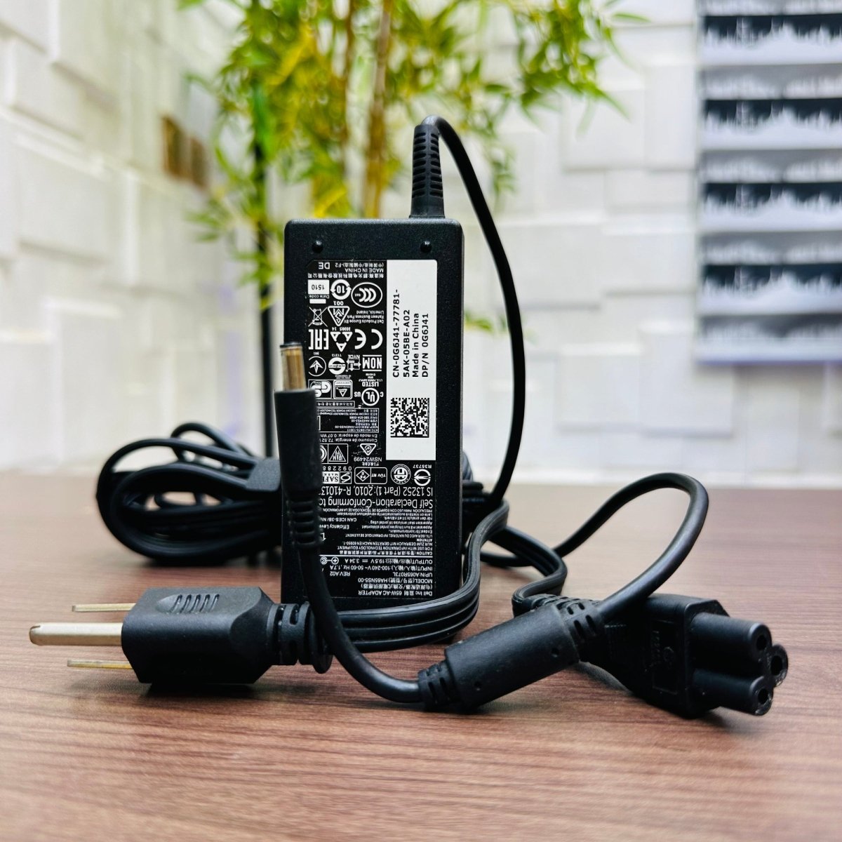 Dell Laptop Charger 19.5V 3.34A 65W Small Pin Mouth - USA Plug