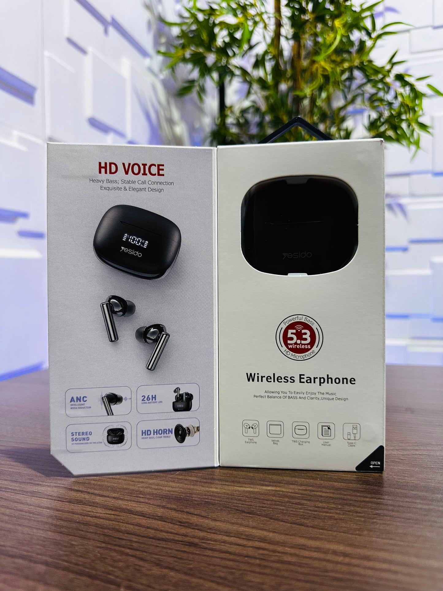Yesido TWS23 Noise Reduction Wireless Earphone