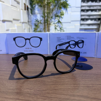 AIMB-S1 AI Smart Glasses | HD Camera | AI Assistant | Real-Time Translation | Music & Calls