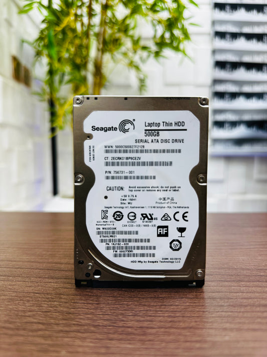 Seagate 500GB Laptop Internal Hard Disk Drive (HDD) SATA - Slim