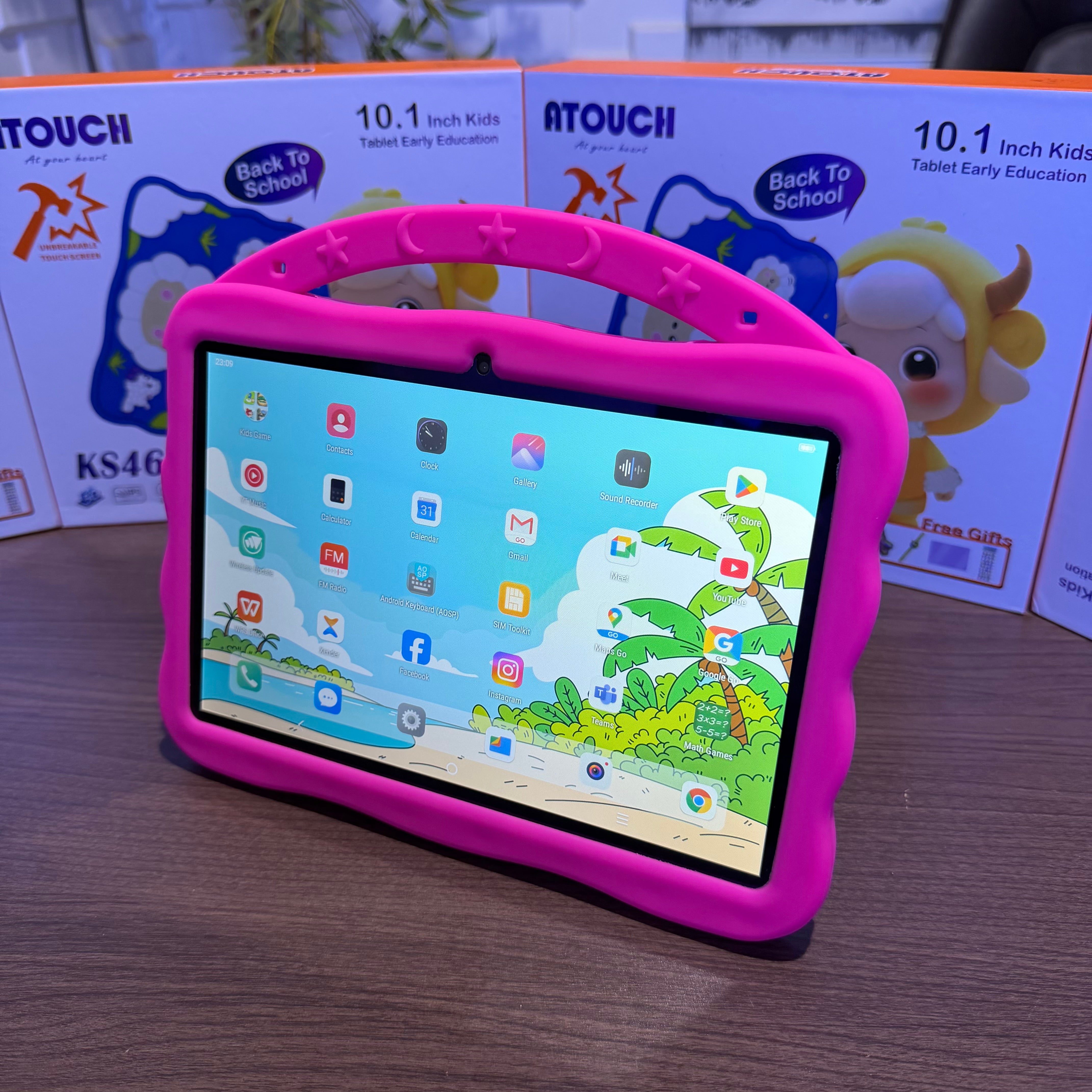 Dual SIM Atouch KS46 Kids Tablet - 32GB ROM - 2GB RAM