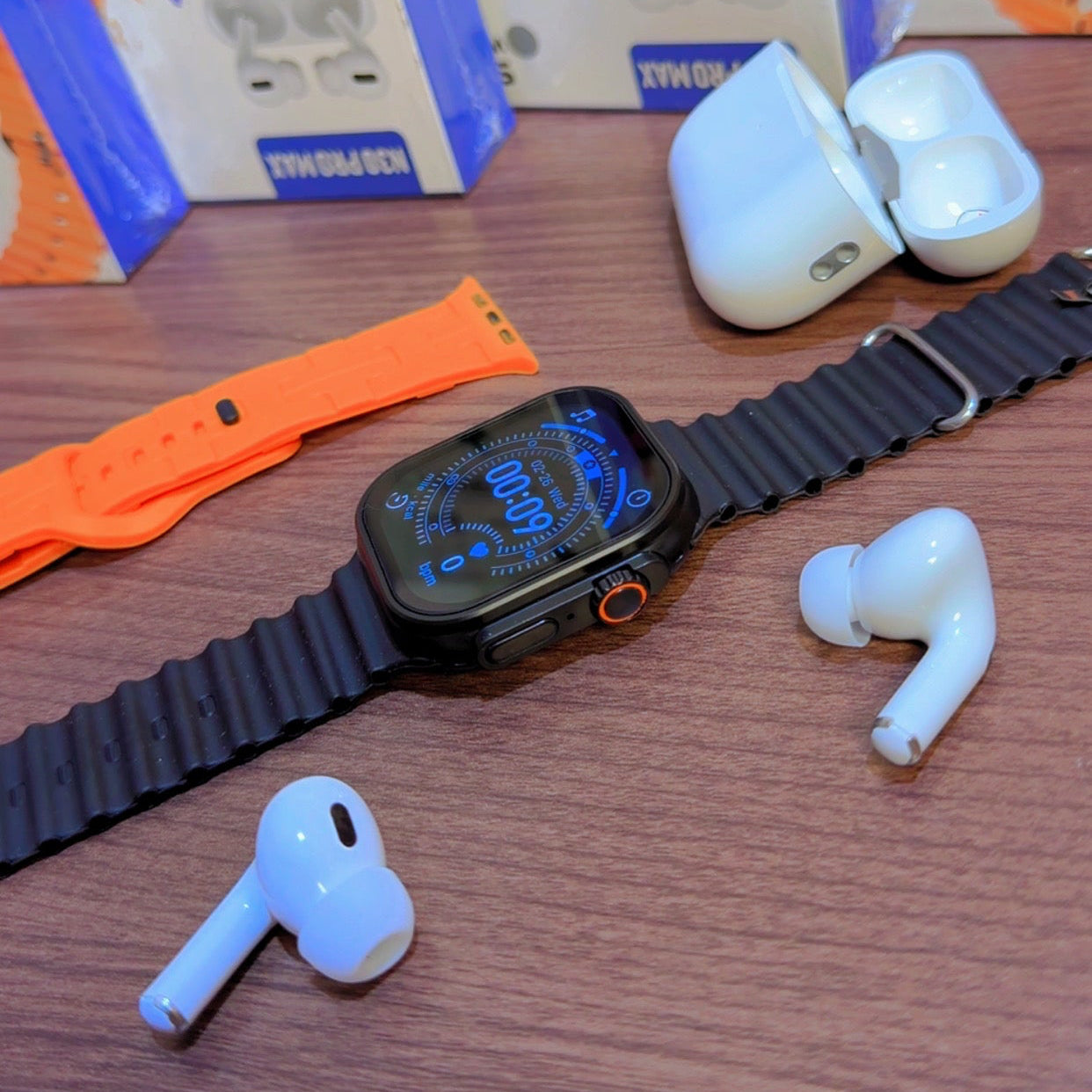 N30 Pro Max Ultra Smart Watch & Wireless Earbuds Combo