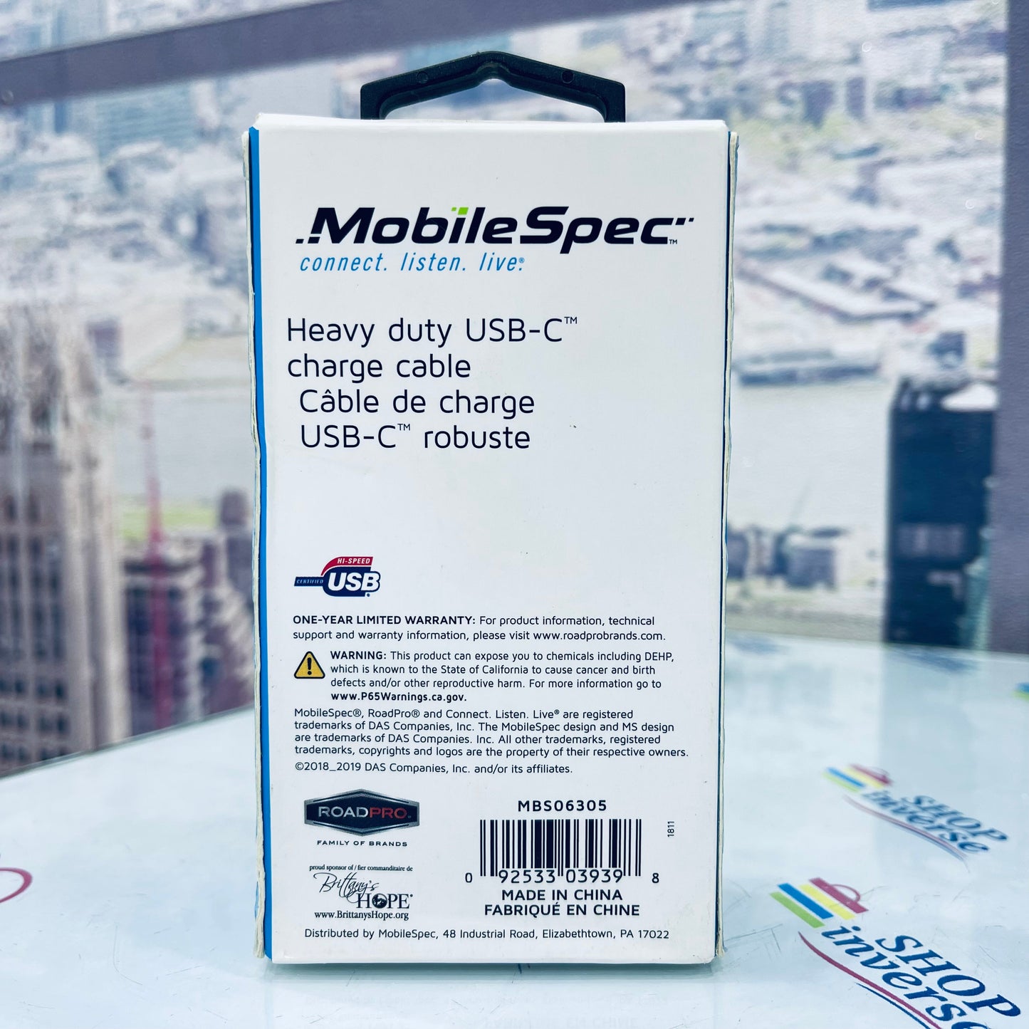 MobileSpec 15W Heavy duty USB-C Charging Cable SHOPINVERSE