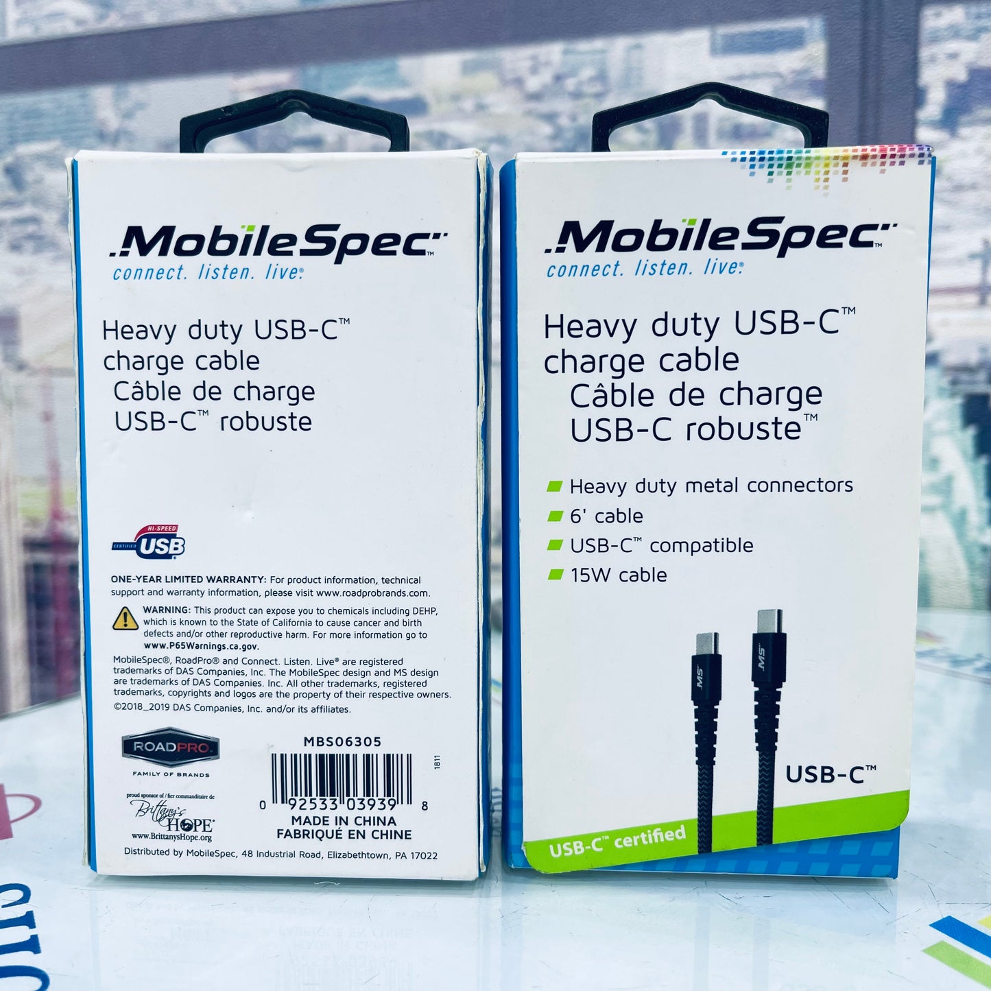 MobileSpec 15W Heavy duty USB-C Charging Cable SHOPINVERSE