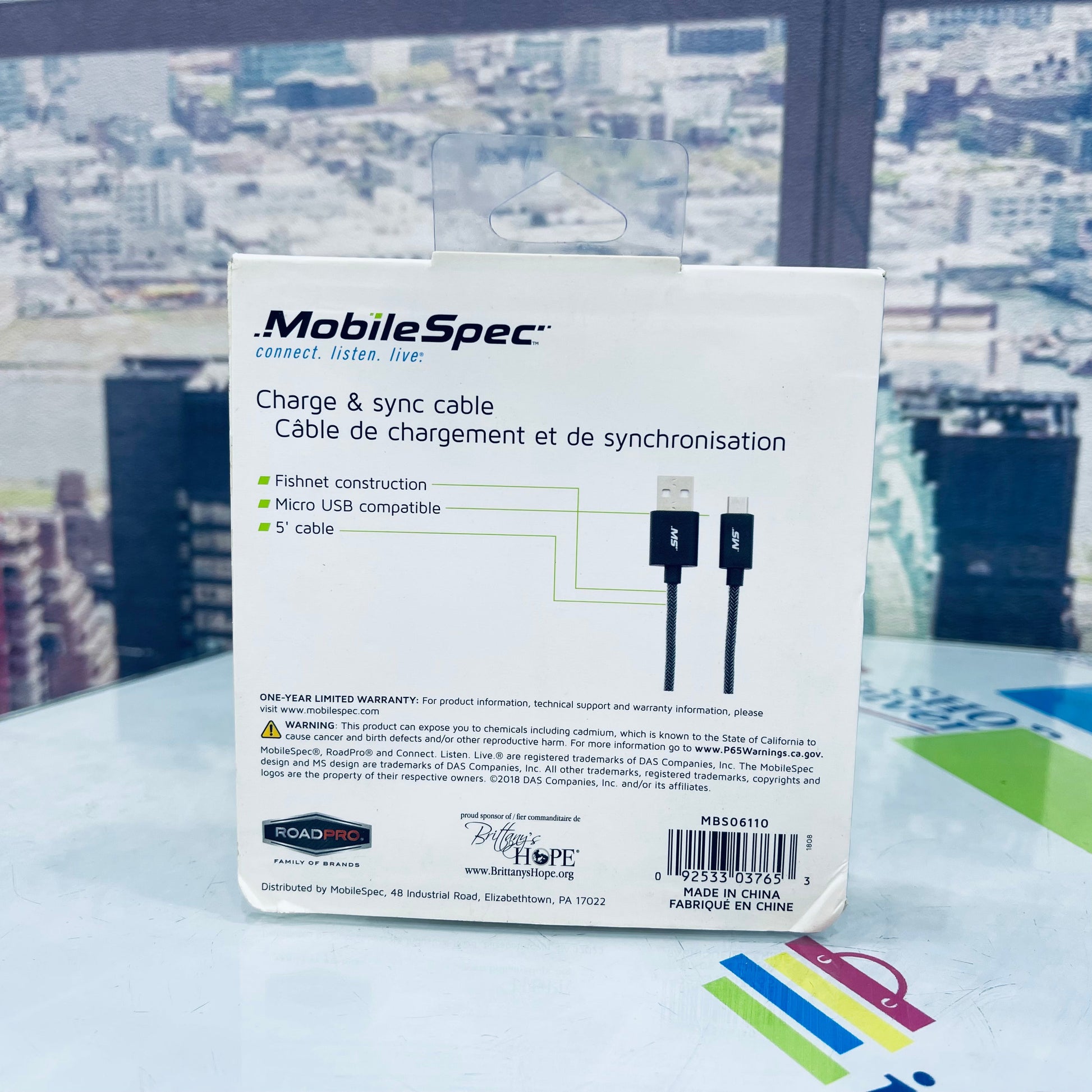 MobileSpec 5" Metallic Charge & Sync Cable SHOPINVERSE
