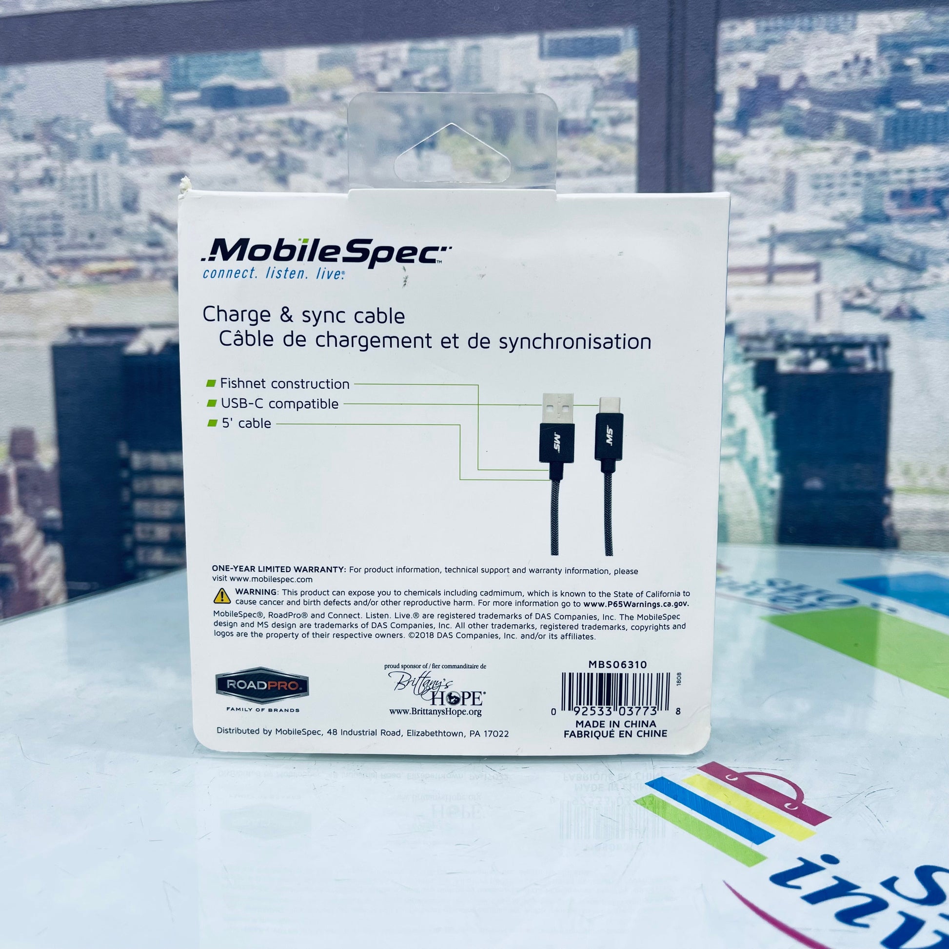 MobileSpec 5" Metallic Charge & Sync Cable SHOPINVERSE