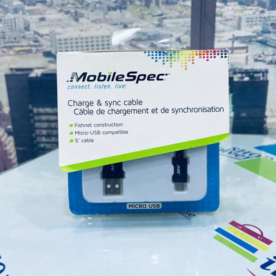 MobileSpec 5" Metallic Charge & Sync Cable