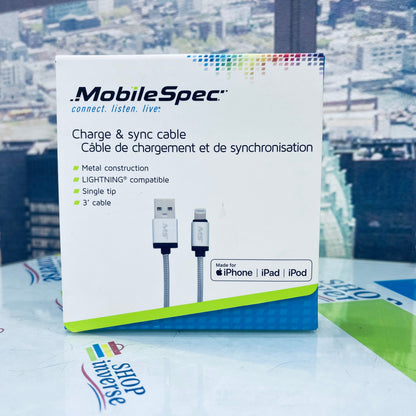 MobileSpec Metallica Charge & Sync Cable SHOPINVERSE