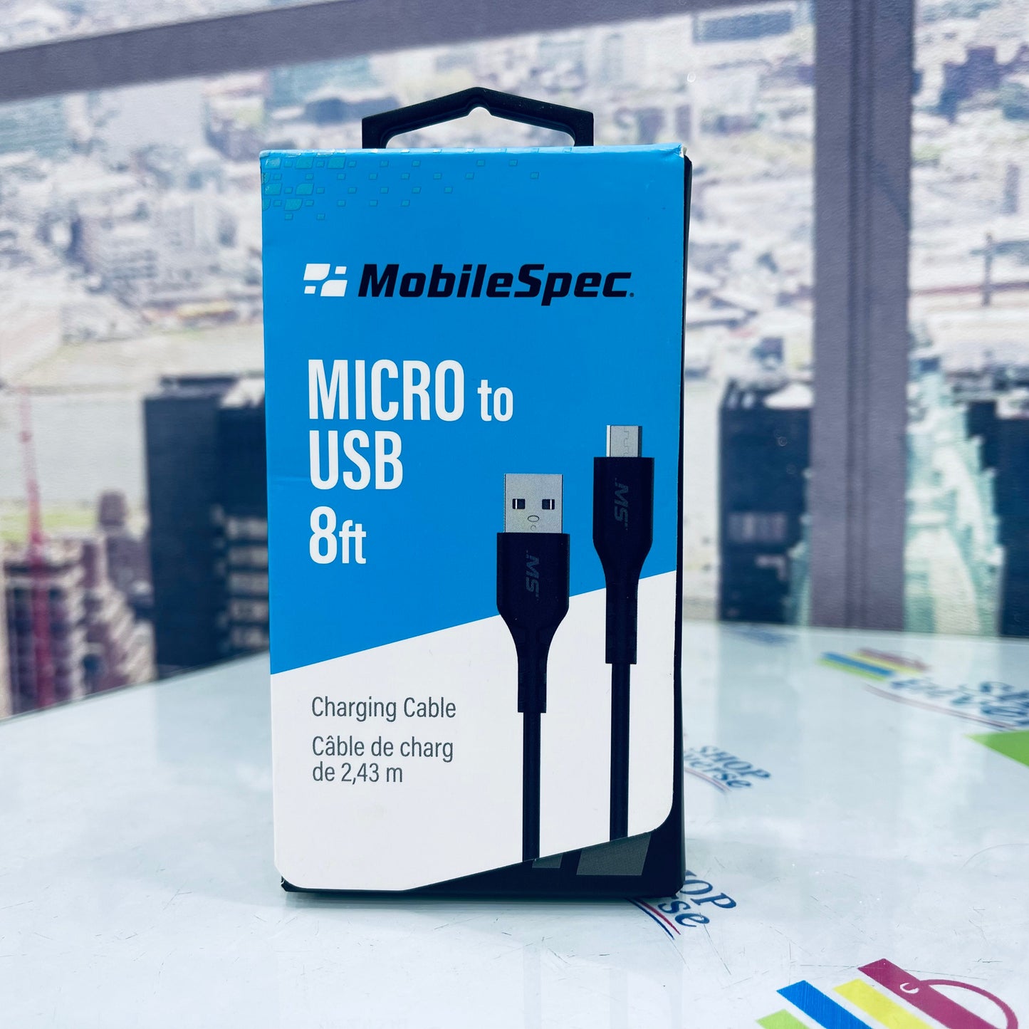 MobileSpec Micro to USB Charging Cable 8ft SHOPINVERSE