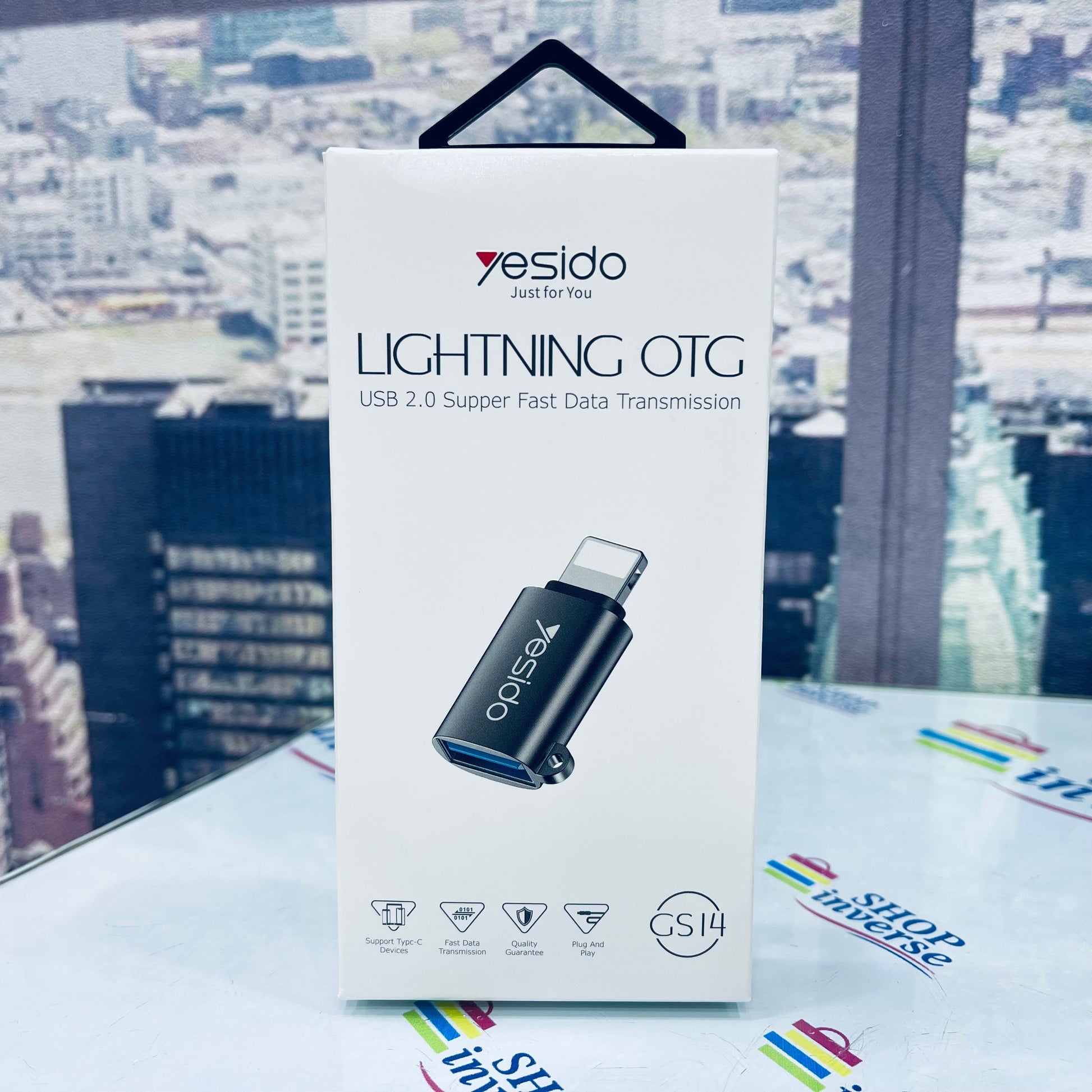 YESIDO GS14 Lightning to USB 2.0 Supper Fast Data Transmitter SHOPINVERSE