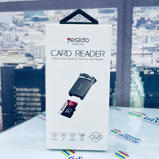 YESIDO GS20 USB 2.0 High Speed TF Memory Card Reader SHOPINVERSE
