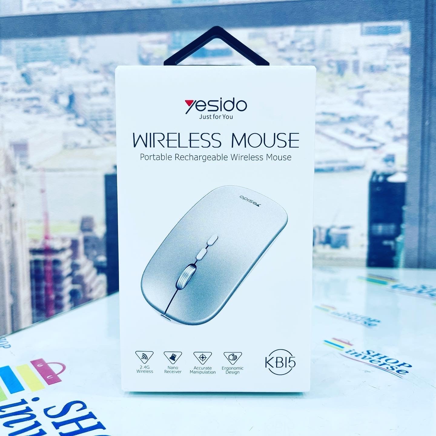 YESIDO KBI5 Portable Rechargeable Wireless Mouse SHOPINVERSE