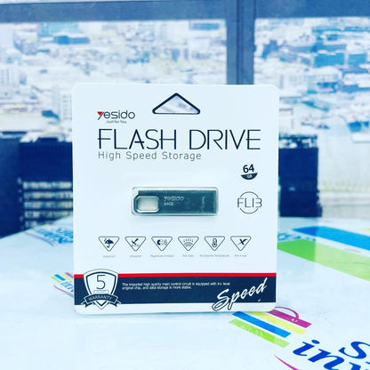 Yesido 64GB High Speed Waterproof Flash Drive SHOPINVERSE