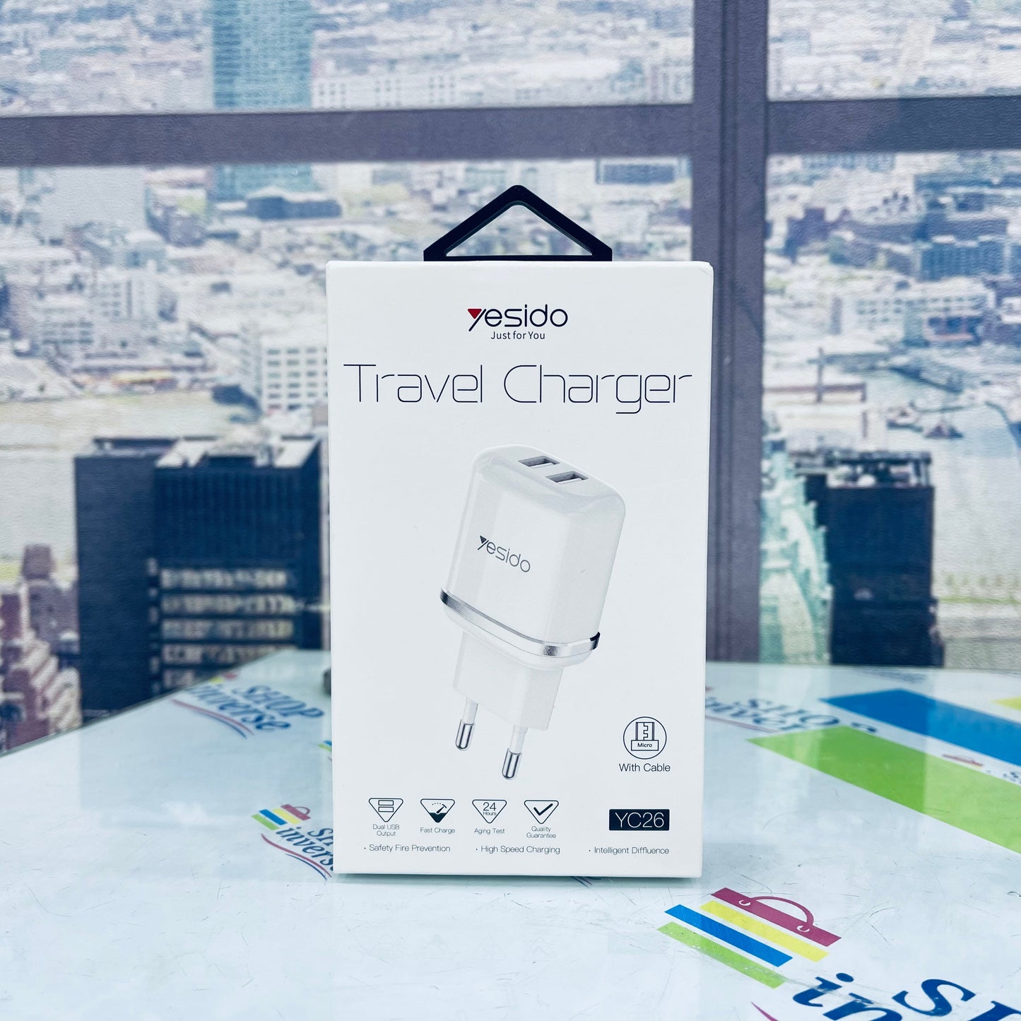 Yesido YC26 Dual USB Travel Charger SHOPINVERSE