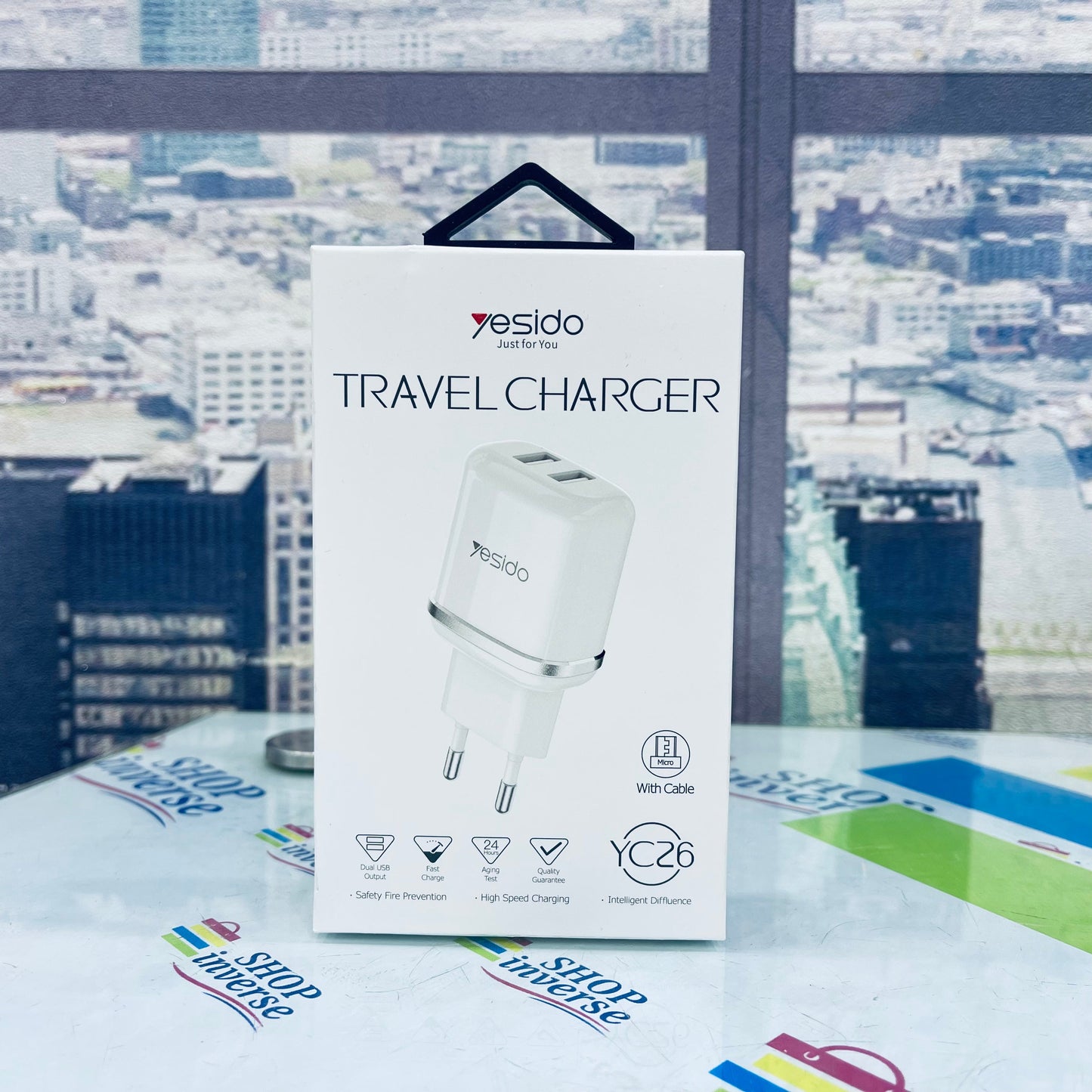 Yesido YC26 Dual USB Travel Charger SHOPINVERSE