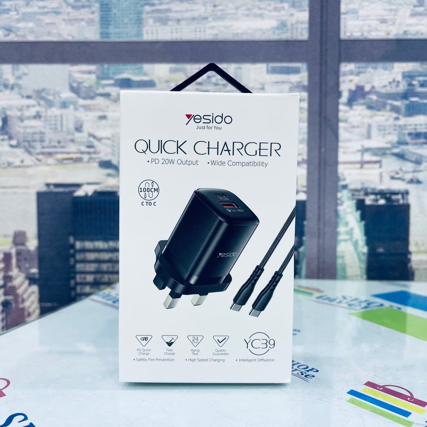 Yesido YC39 20W Quick Charger SHOPINVERSE