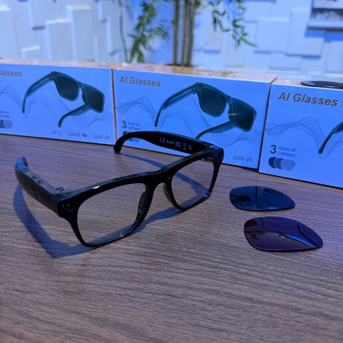 AIMB-S04 AI Smart Glasses | HD Camera | AI Translation | Voice Assistant