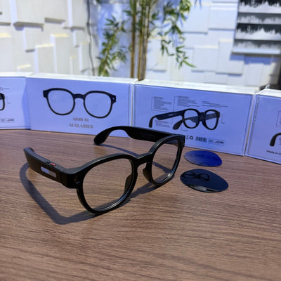 AIMB-S1 AI Smart Glasses | HD Camera | AI Assistant | Real-Time Translation | Music & Calls