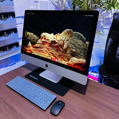 Apple iMac Retina 5K 27-Inch Late 2015 | Core i5 | 16GB RAM | 2TB HDD + 128GB SSD | 2GB Graphics | Tiny Crack on the Glass