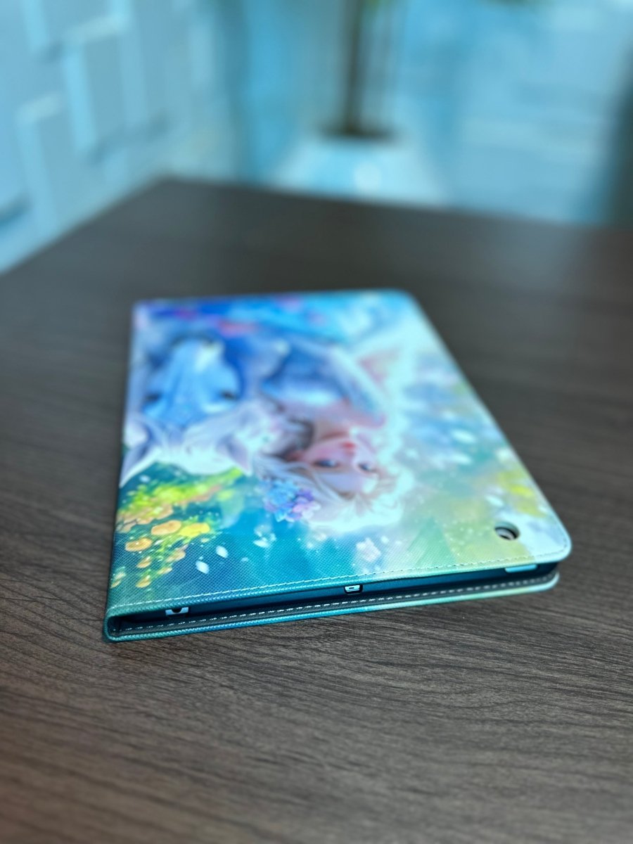 Cat - Cot Protective Leather Case For Apple iPad 2, 3 and 4