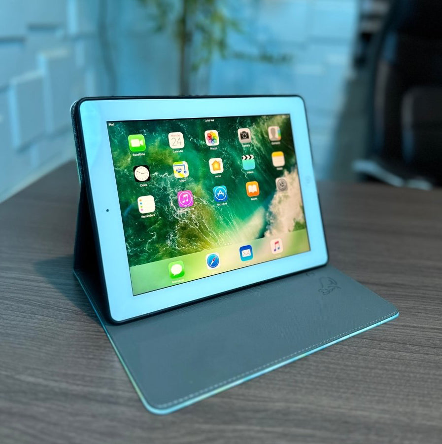 Cat - Cot Protective Leather Case For Apple iPad 2, 3 and 4