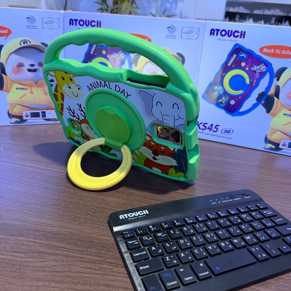 Dual Sim Atouch KS45 Kids Educational Tablet - 32GB ROM - 2GB RAM