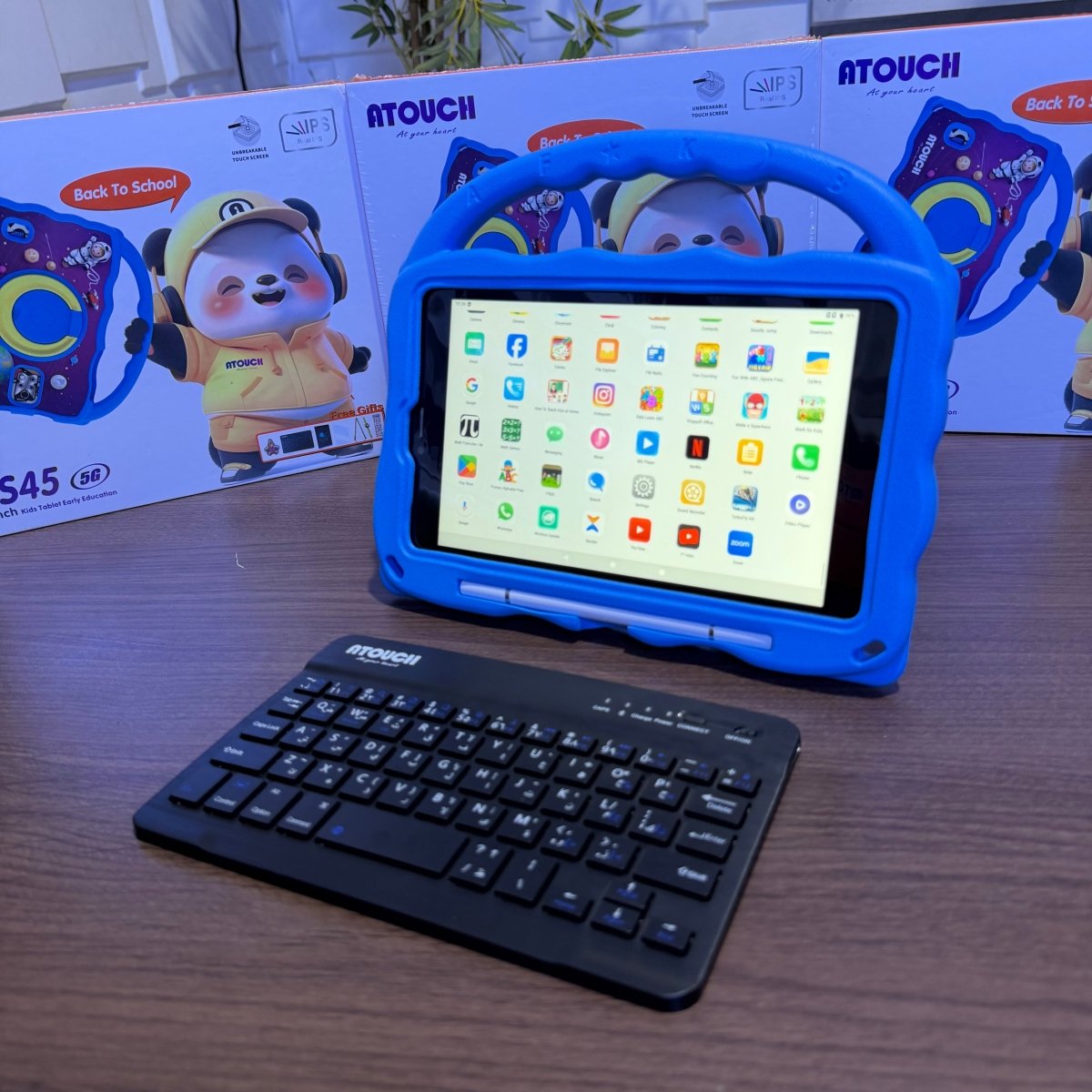 Dual Sim Atouch KS45 Kids Educational Tablet - 32GB ROM - 2GB RAM