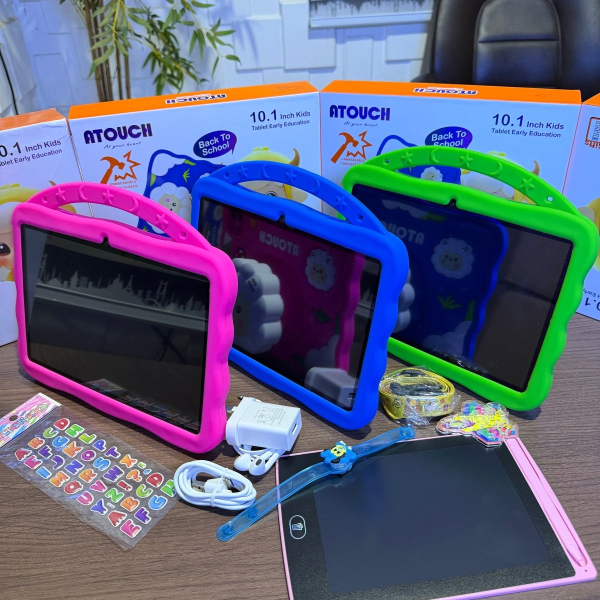 Dual SIM Atouch KS46 Kids Tablet - 32GB ROM - 2GB RAM