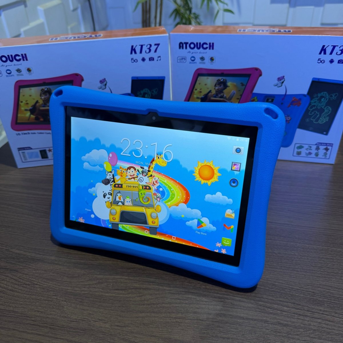 Dual Sim Atouch KT37 Kids Tablet - 32GB ROM - 2GB RAM
