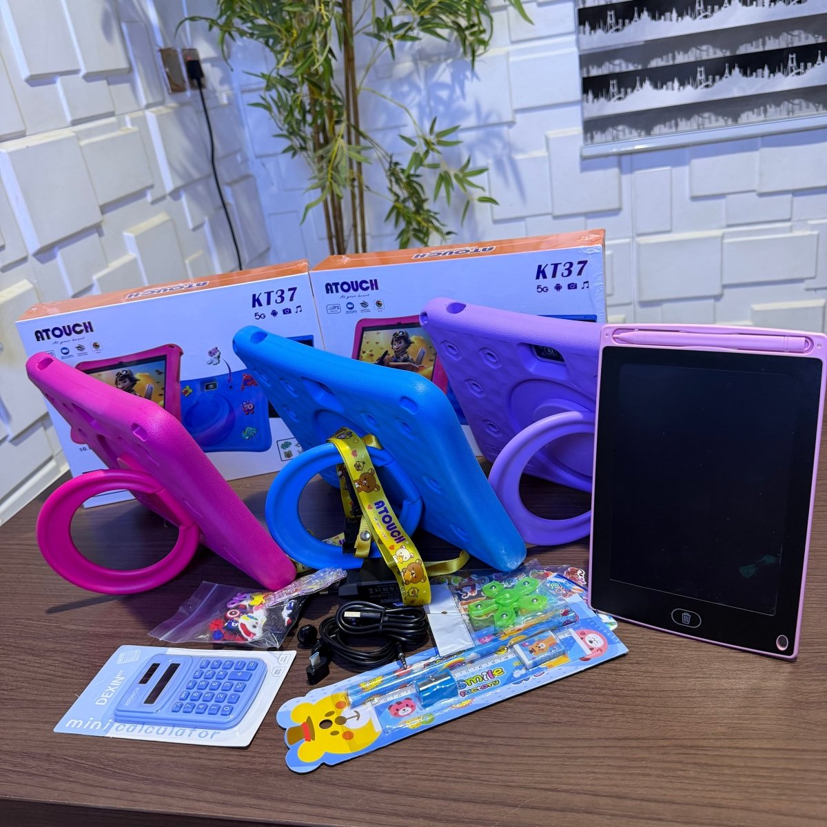 Dual Sim Atouch KT37 Kids Tablet - 32GB ROM - 2GB RAM