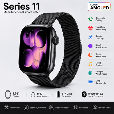 GUS-12 Series 11 Multi-functional Smart Watch