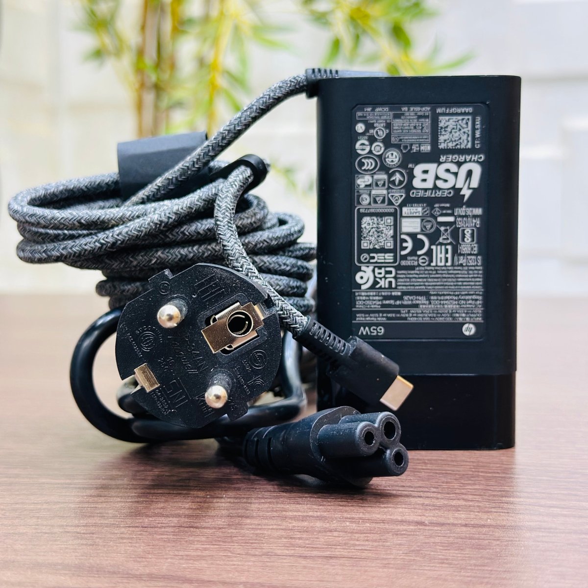 HP 65W 20V 3.2A USB Type - C Charger - EU Plug