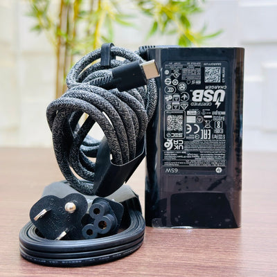 HP 65W 20V 3.2A USB Type - C Charger - UK Plug