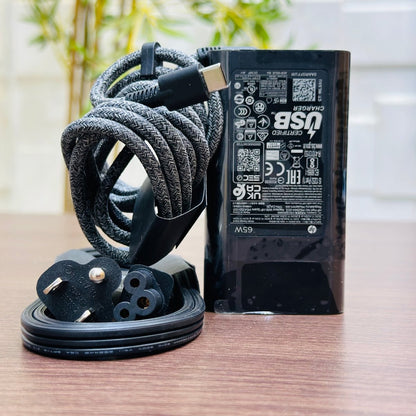 HP 65W 20V 3.2A USB Type - C Charger - UK Plug