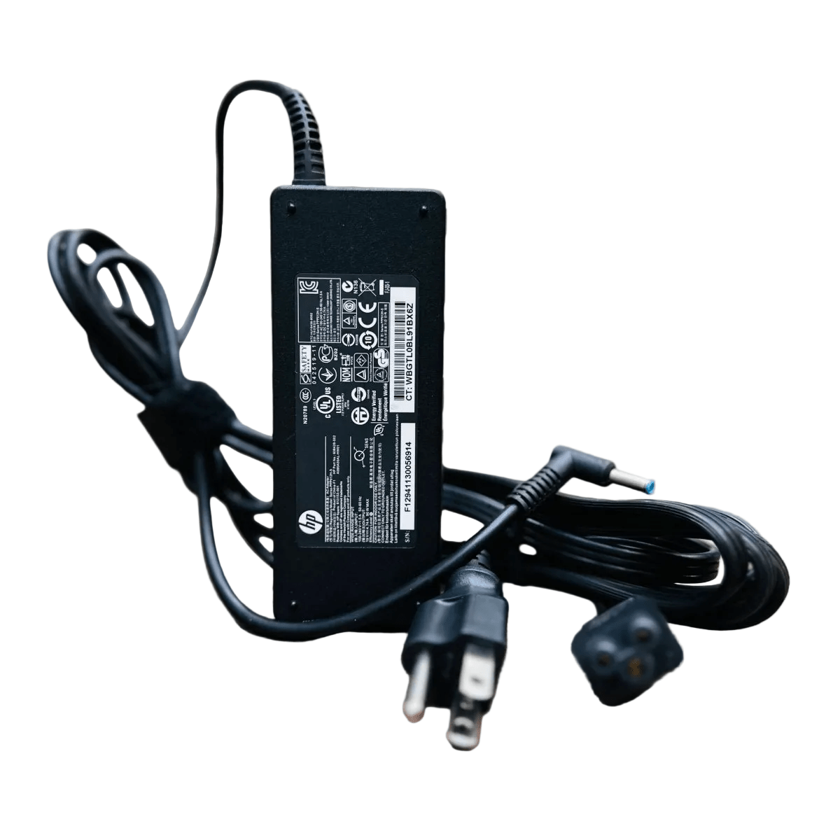 HP 90W Blue Pin Laptop Charger | 19V | USA Plug