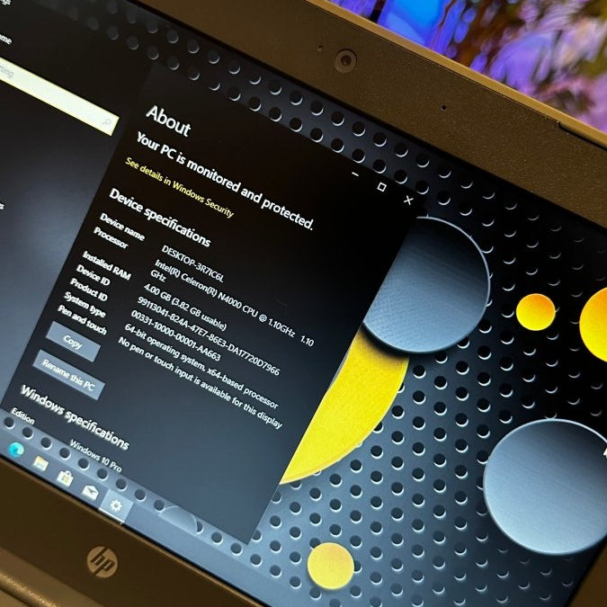 HP Stream 11 Pro G5 - Intel Celeron N4000 - 64GB eMMc - 4GB RAM