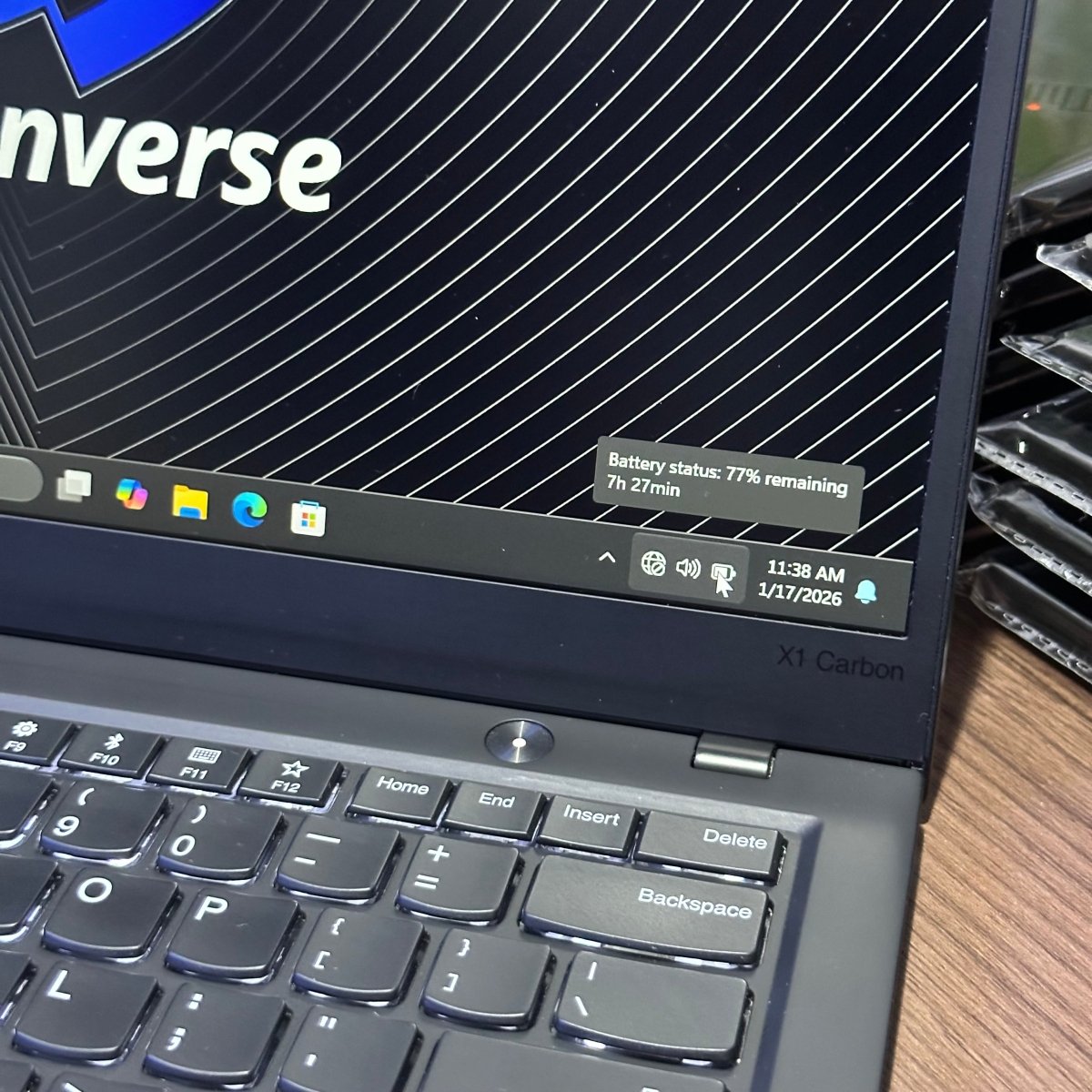 Lenovo 6th Generation ThinkPad X1 Carbon - 8th Gen Intel Core i7 - 256GB SSD - 16GB RAM - Keyboard Light - Touchscreen